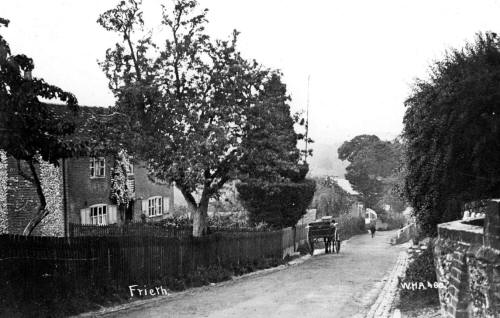 The Yew Tree seen from outside Barlows in about 1920